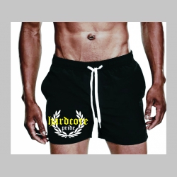 Hardcore Pride - plavkové pánske kraťasy s pohodlnou gumou v páse a šnúrkou na dotiahnutie vhodné aj ako klasické kraťasy na voľný čas Hardcore Pride - plavkové pánske kraťasy s pohodlnou gumou v páse a šnúrkou na dotiahnutie vhodné aj ako klasické kraťasy na voľný čas